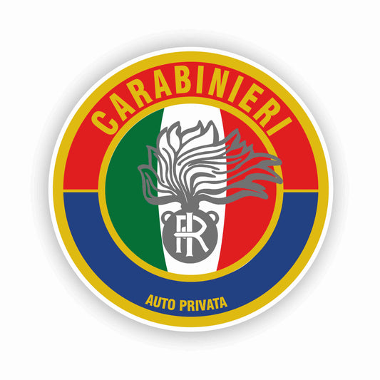 N. 2 Adesivi compatibile per Carabinieri