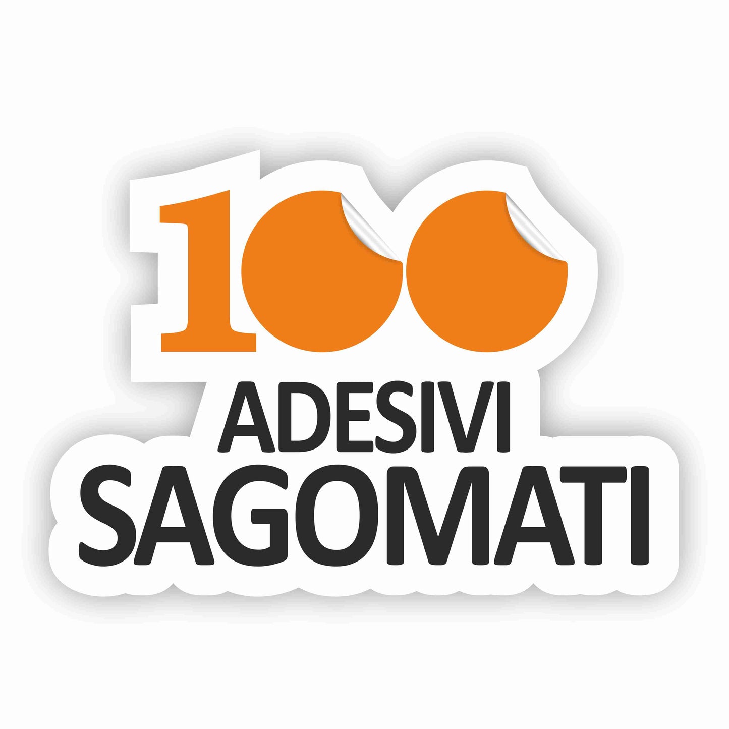 100 ADESIVI SAGOMATI