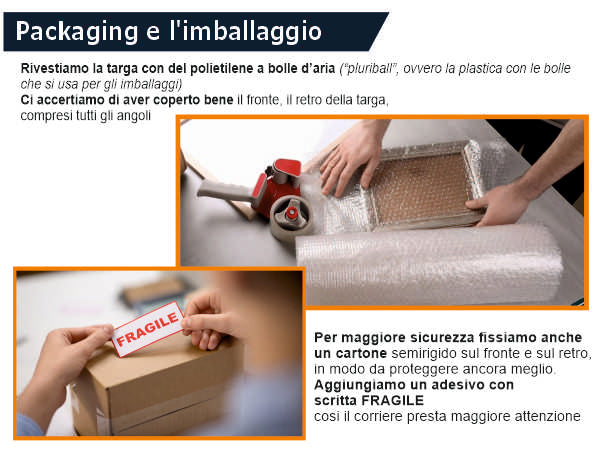 Targa personalizzabile