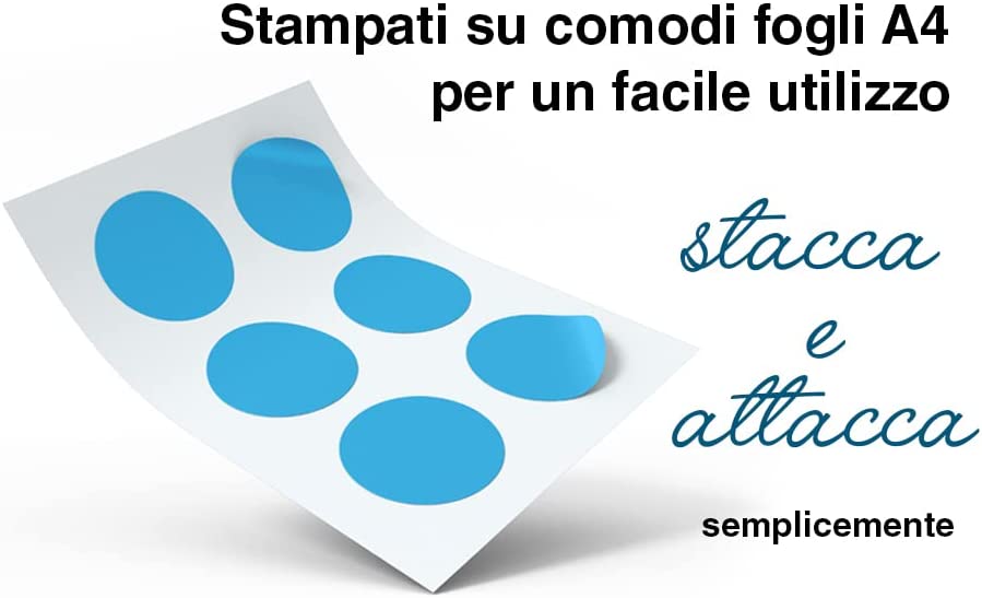 100 ADESIVI CERCHIO