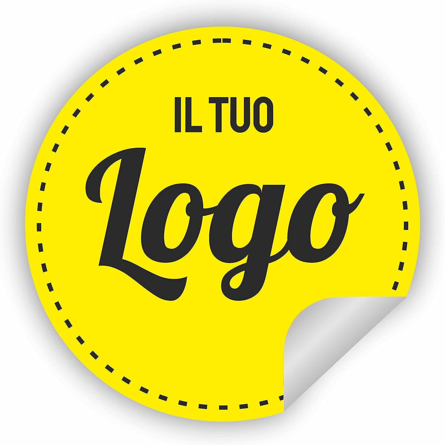 100 ADESIVI CERCHIO