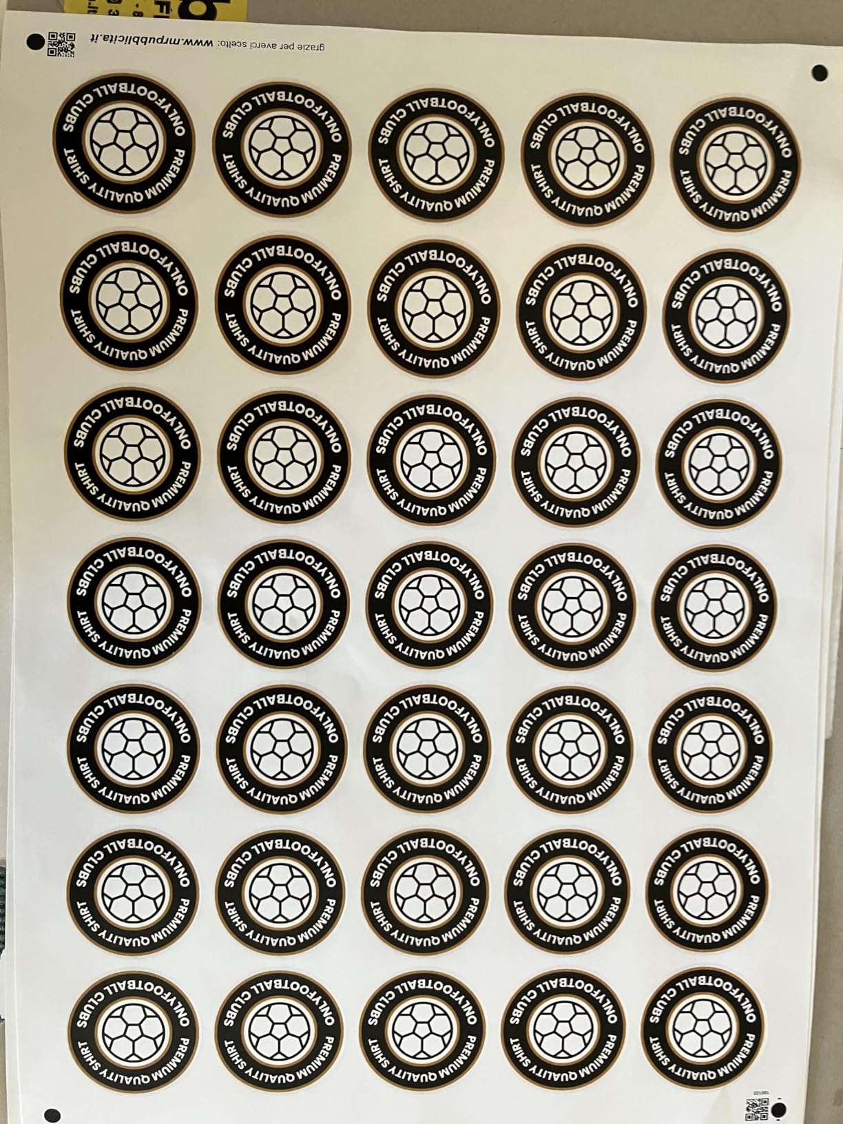 100 ADESIVI CERCHIO