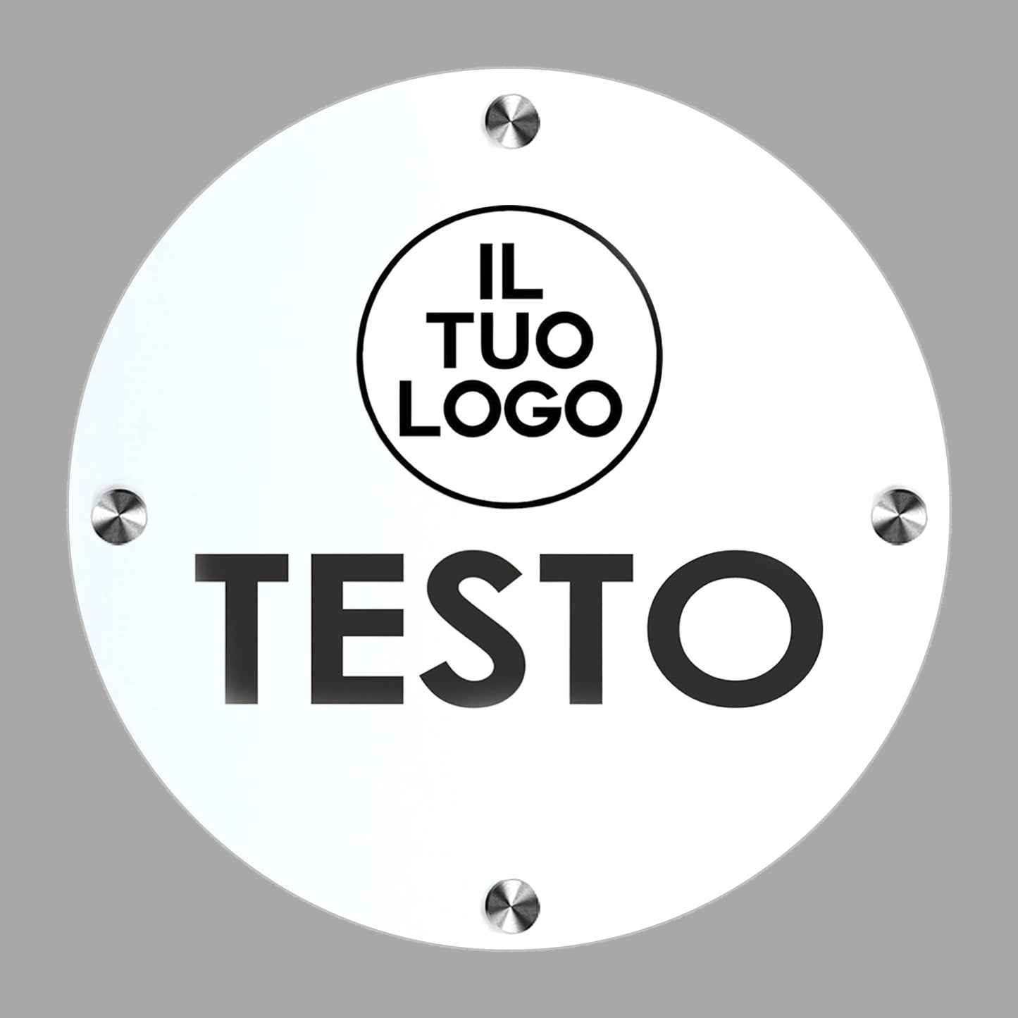 Targa personalizzabile