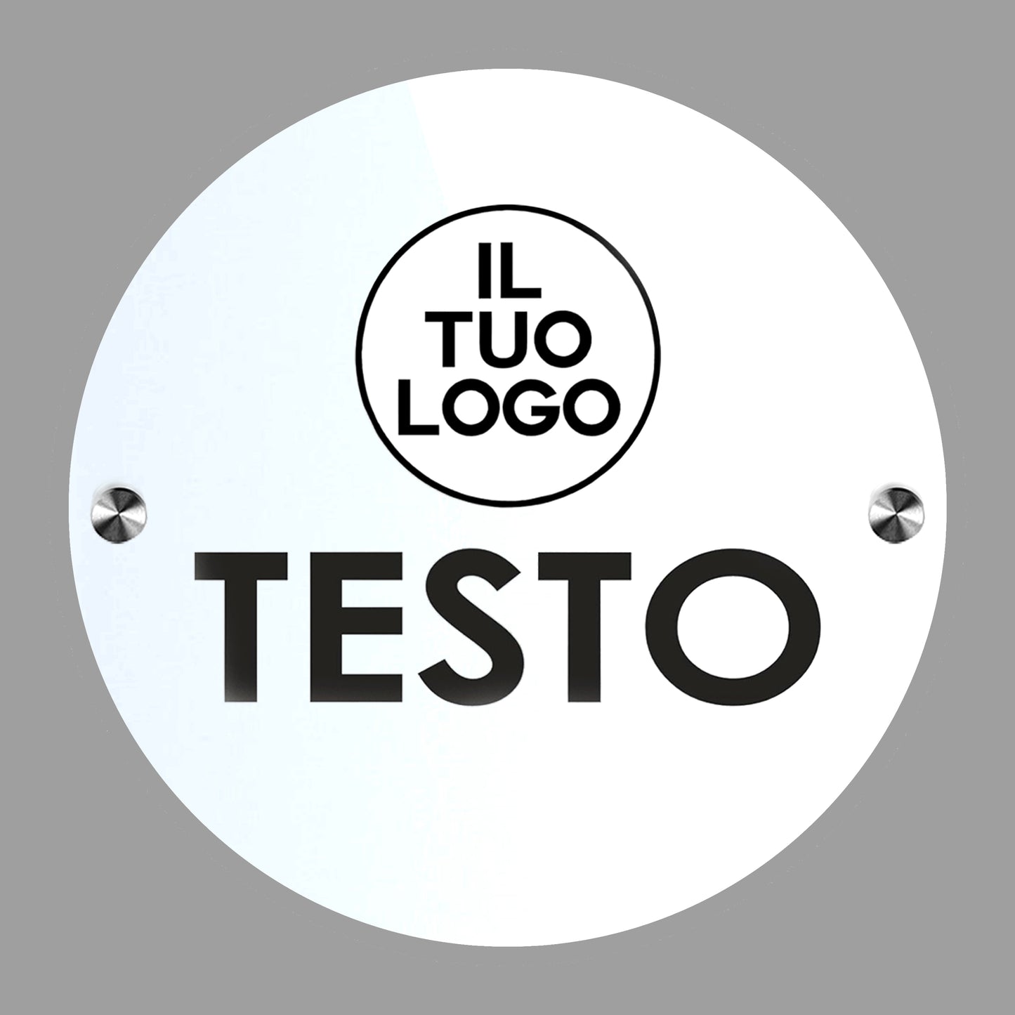Targa personalizzabile