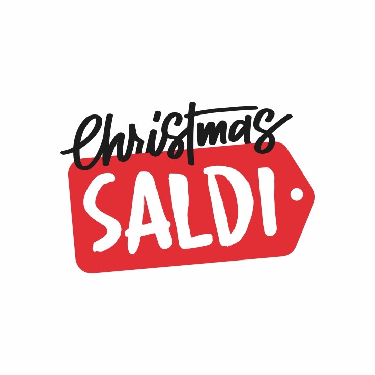 Etichetta Adesiva Saldi Natale