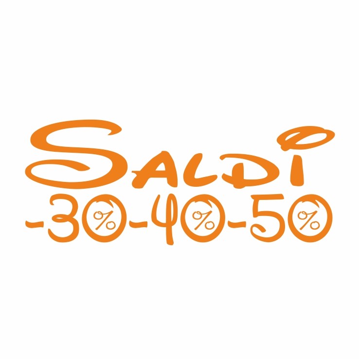 Saldi Stickers con Percentuale tipo Cartoon