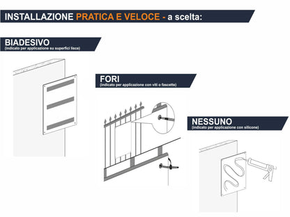 Cartello Pericolo personalizzato 20x30 cm
