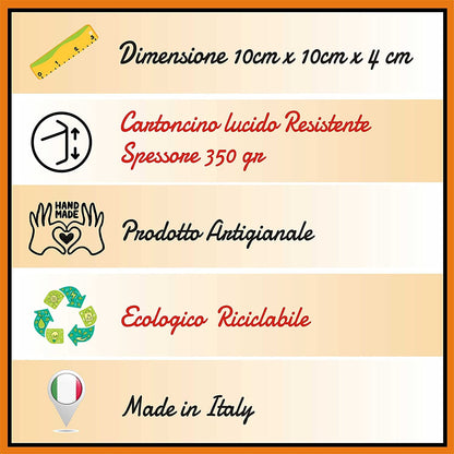 30 Scatoline Portaconfetti MATRIMONIO + 30 Nastrini - STAMPA INCLUSA - IMBRACCIO