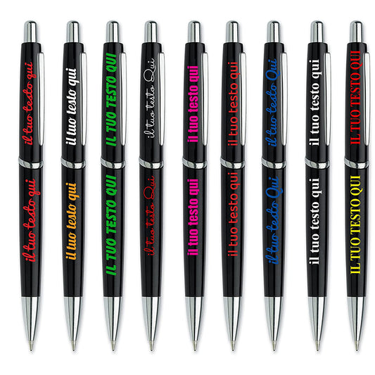 Penne Nere con 2 stampe a colori