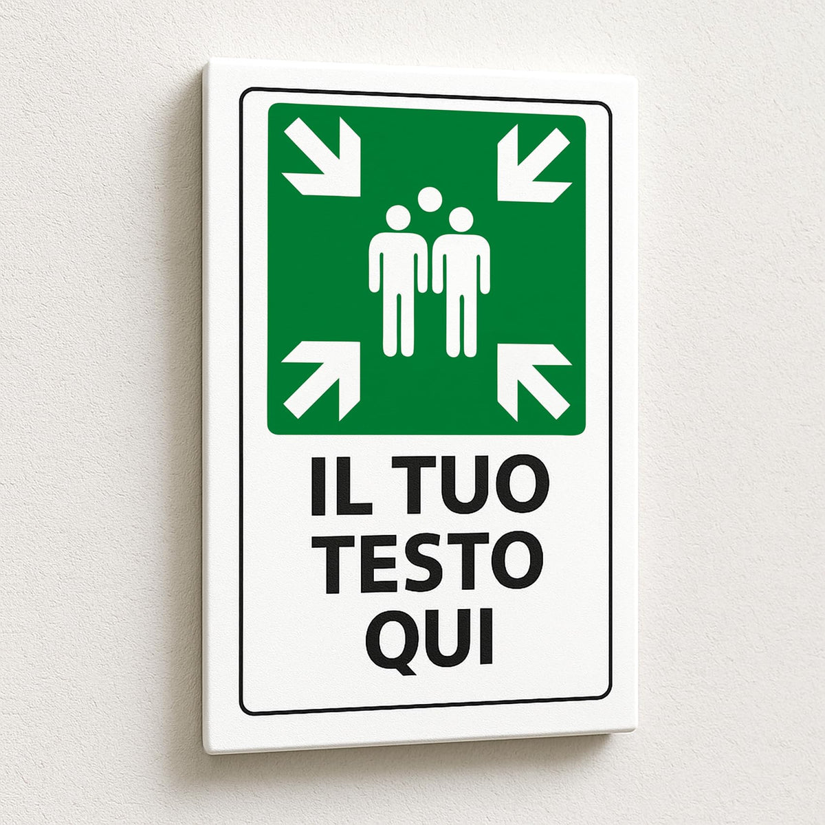 Cartello Punto di Raccolta personalizzato 20x30 cm