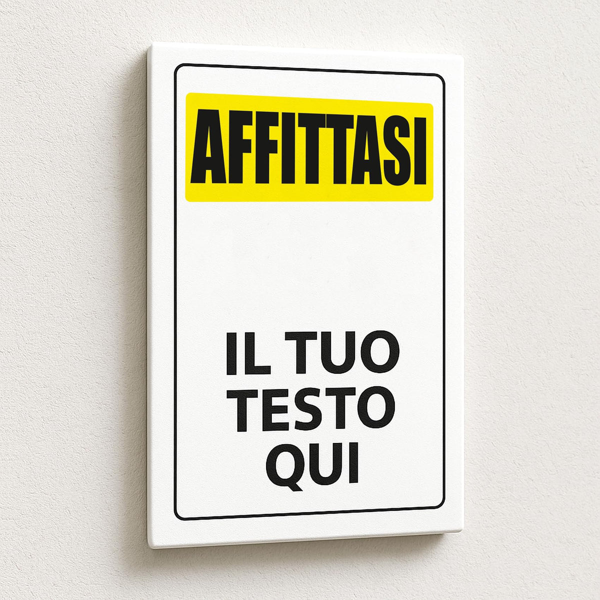 Cartello Affittasi personalizzato 20x30 cm