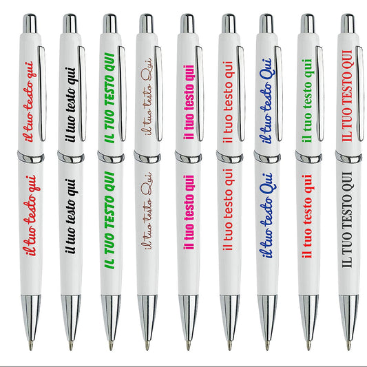 Penne Bianche con 2 stampe a colori