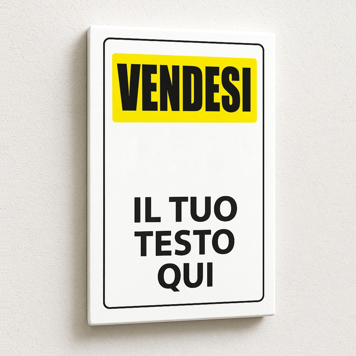 Cartello Vendesi personalizzato 20x30 cm