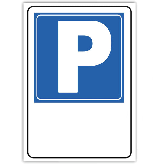 Cartello Personalizzato Parcheggio Verticale 20x30 cm – Testo, Font e Colore a Scelta