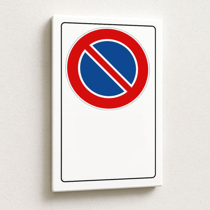 Cartello Personalizzato Divieto di Sosta 20x30 cm – Testo, Font e Colore a Scelta