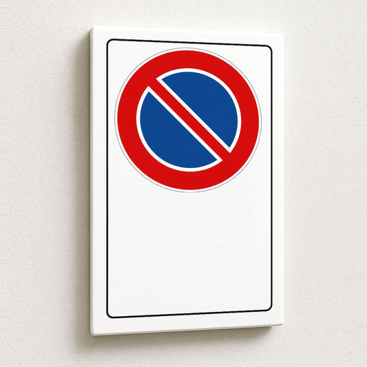 Cartello Personalizzato Divieto di Sosta 20x30 cm – Testo, Font e Colore a Scelta