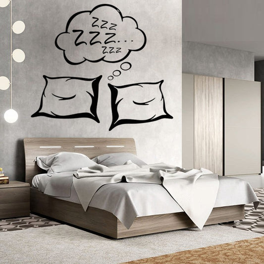 Cuscini Sticker murale camera da letto