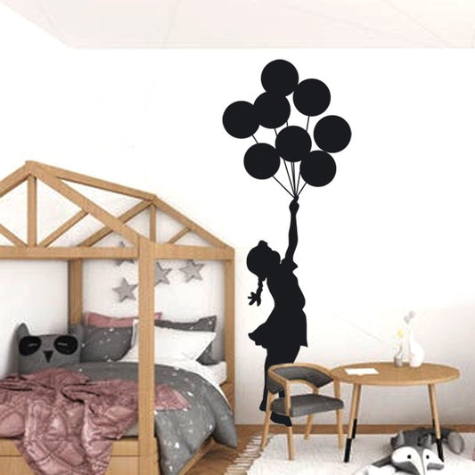 Stickers Banksy bambina con palloncini